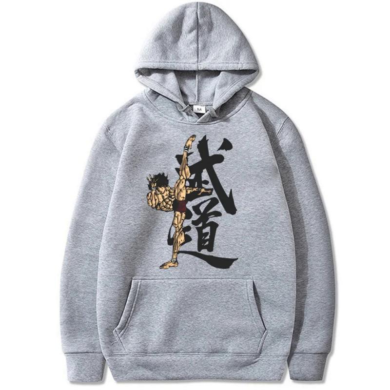 Baki The Grappler Zimní Podzimní Harajuku Mikina