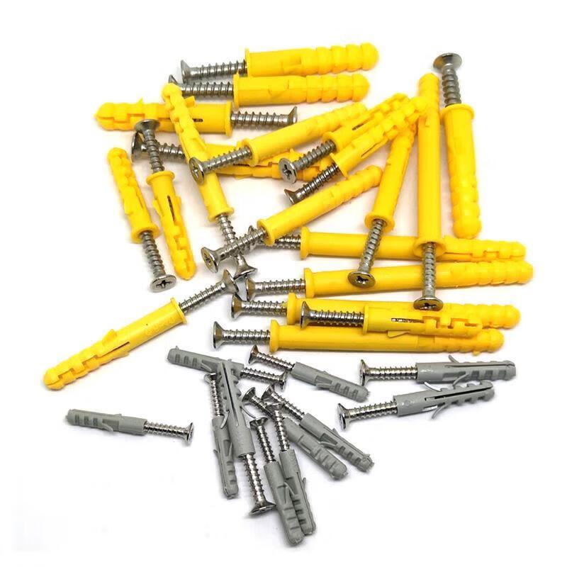 Plastic Expansion Anchors & Screws Set