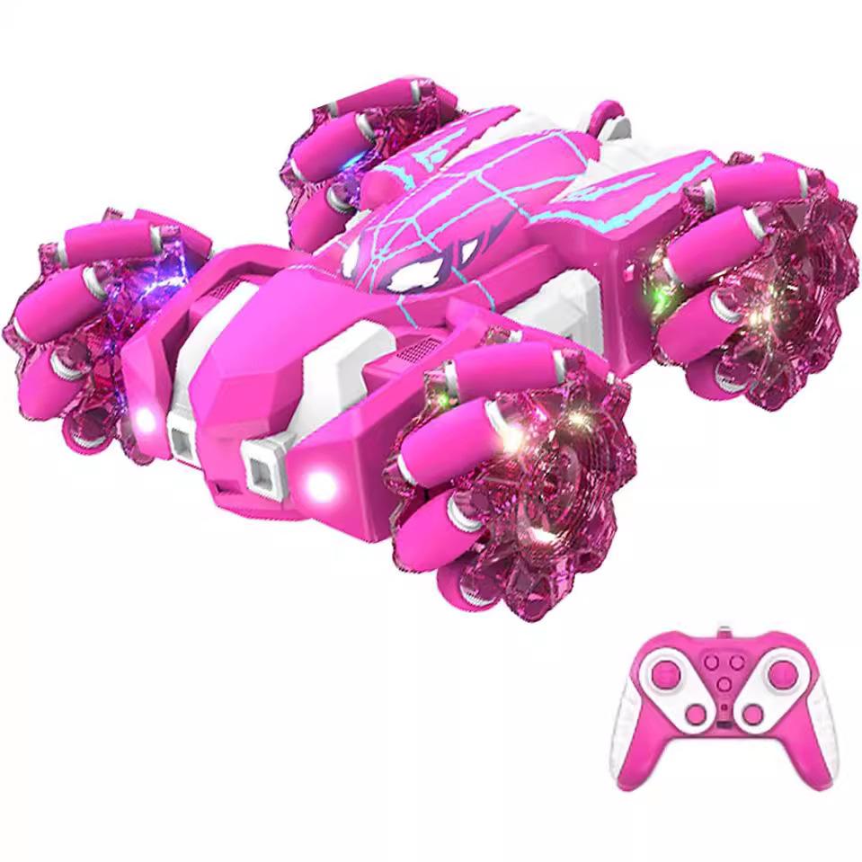 Spider Model Remote Control Car Two-sided Remote Control Stunt 360° Rotation All-terrain Four-wheel Drive Off-road Toy Car