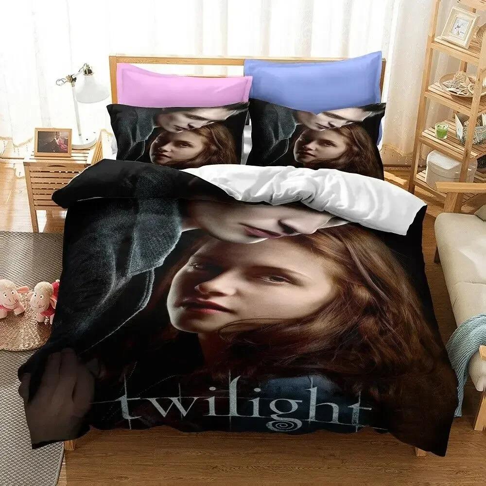 Comforter 3D Printed Twilight Saga Bedding Set For Bedroom Soft Modern S Comefortable Kids And