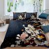 Ensemble couette et taie d'oreiller classique sur le thème du film de science-fiction Space Jam, imprimé en 3D, ensemble de literie pour enfants, décoration de chambre peut être personnalisé