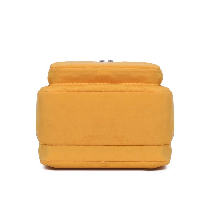 Lightweight Women's Shoulder Bag Solid Collor Mobile Phone Bag Waterproof Nylon Small Square Bag