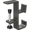 Headphone Holder Desk Edges Hook For Backpacks Metal Durability Anti Scratch Easy Installation Without Tools