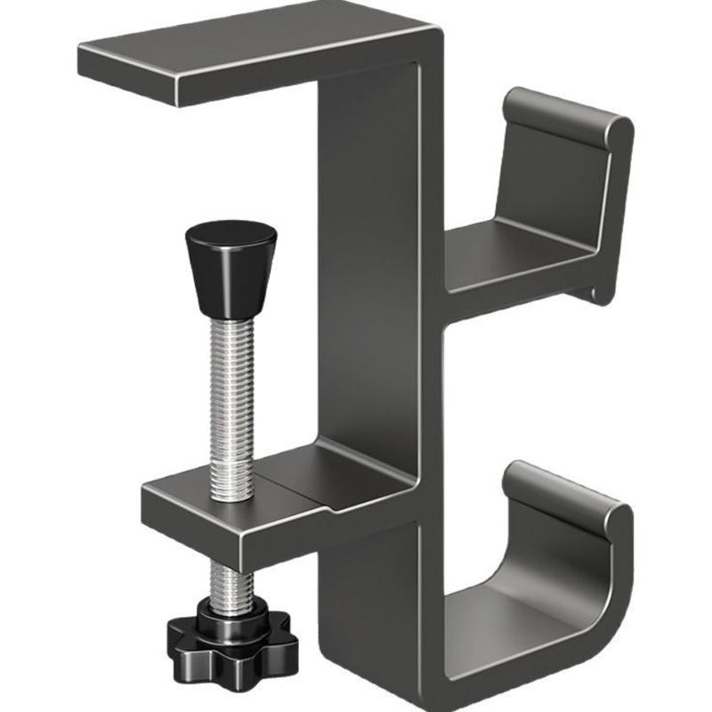Headphone Holder Desk Edges Hook For Backpacks Metal Durability Anti Scratch Easy Installation Without Tools