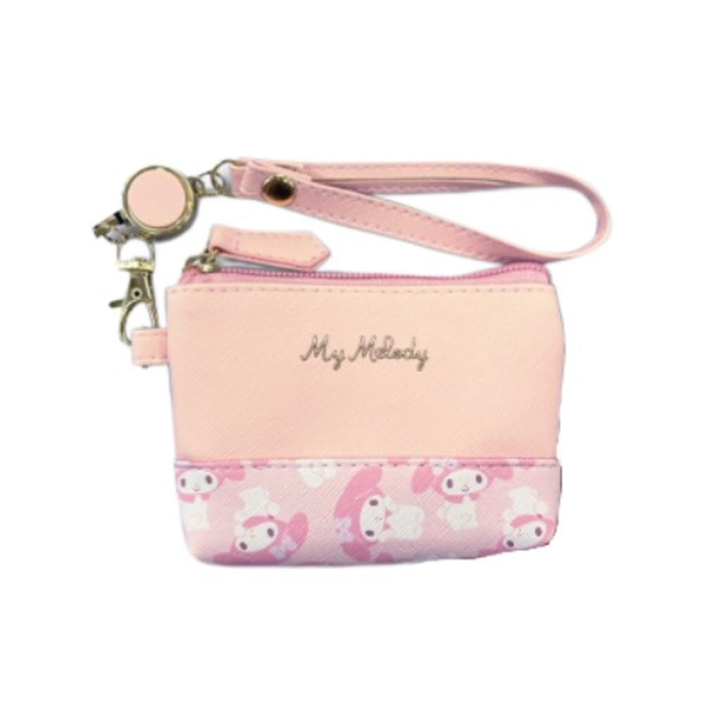 

Кошелек для билетов Hatayama Shoji Reel Pass, узор с флаерами, My Melody, В7,5 x Ш11,5 x Г2 см, 34202636