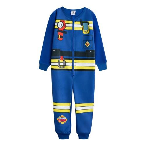 Fireman Sam Boys Uniform All-In-One Nightwear