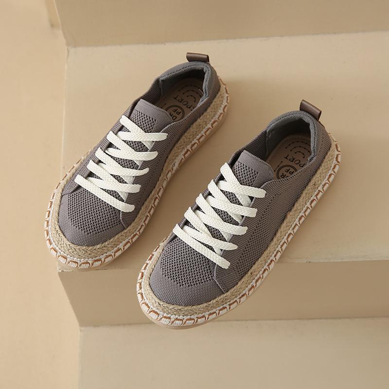 Mesh women's loafers, old Beijing cloth shoes, women's summer thin casual versatile flat-bottomed lazy fisherman shoes