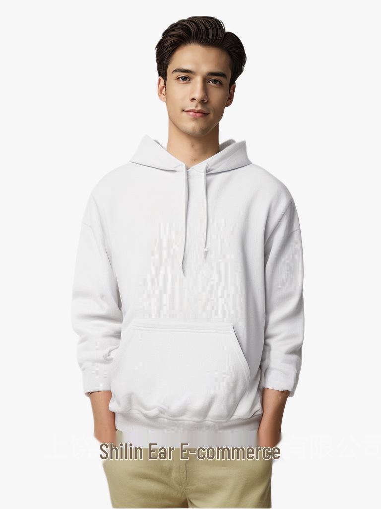 Unisex Solid Color European-Size Hooded Fleece Sweatshirt - Multiple Colors, Casual Sportswear Hoodie Pullover