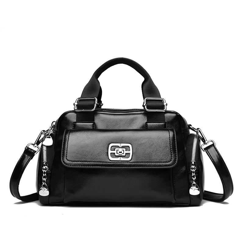 

Сумка большой вместимости Модная сумка через плечо Сумка-мессенджер для поездок чёрный