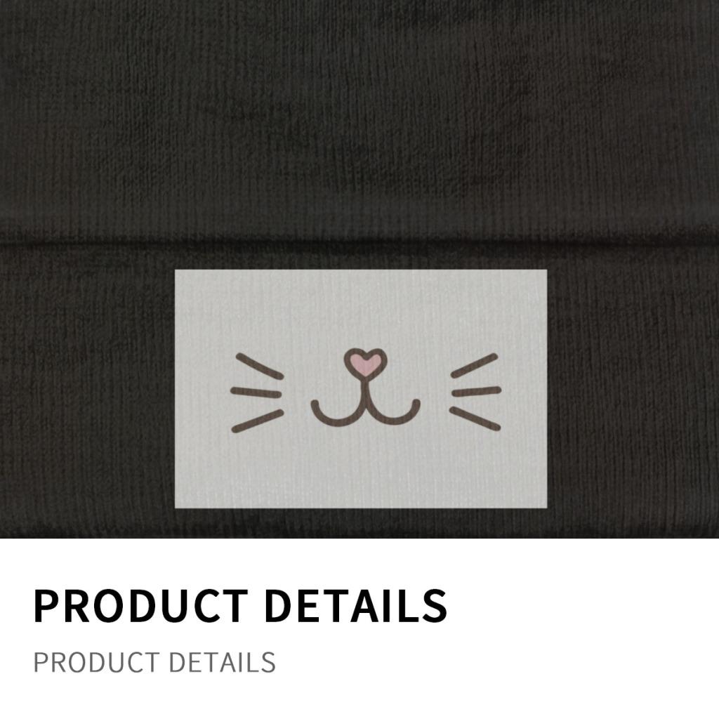 Süße Katzengesicht-Strickmützen, Damen, Unisex, Skullies-Mützen, Wintermütze, Polyester, Kitty, Feline, Kätzchen, Hip-Hop-Kappen