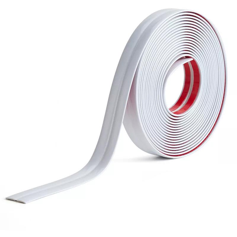 3M/Roll PVC Wardrobe Adhesive Tape Strips Buffer Tape Anti-collision Home Decorative Waterproof Self-adhesive Beauty Seam Sticker