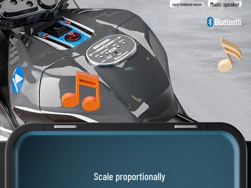 Children's Electric Tricycle: Rechargeable, Remote-Controlled Ride-On Toy for Boys and Girls