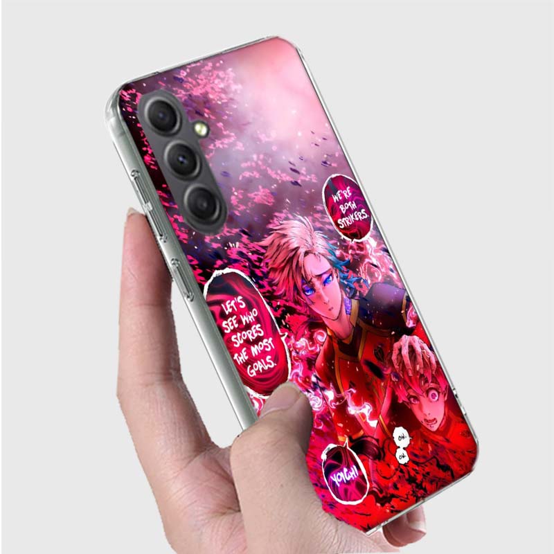 Blue Lock Anime Phone Case for Samsung A16 A26 A36 A56 A17 A37 A57 A07 A06 A02S A03 A04S A05S Galaxy Note 20 10 A50S A71 A51 A31
