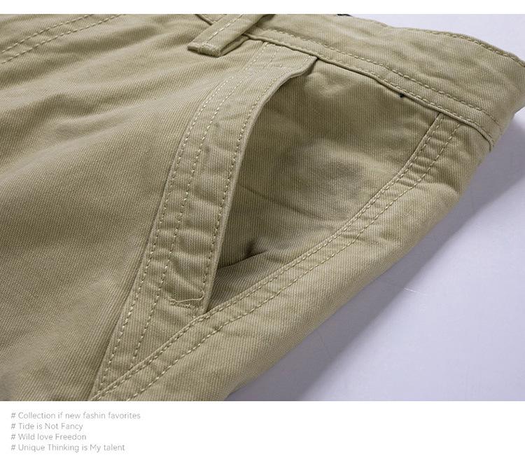 Herren Sommer Cargo Shorts - Vielseitige Japanische Trend 5-Punkt Hose