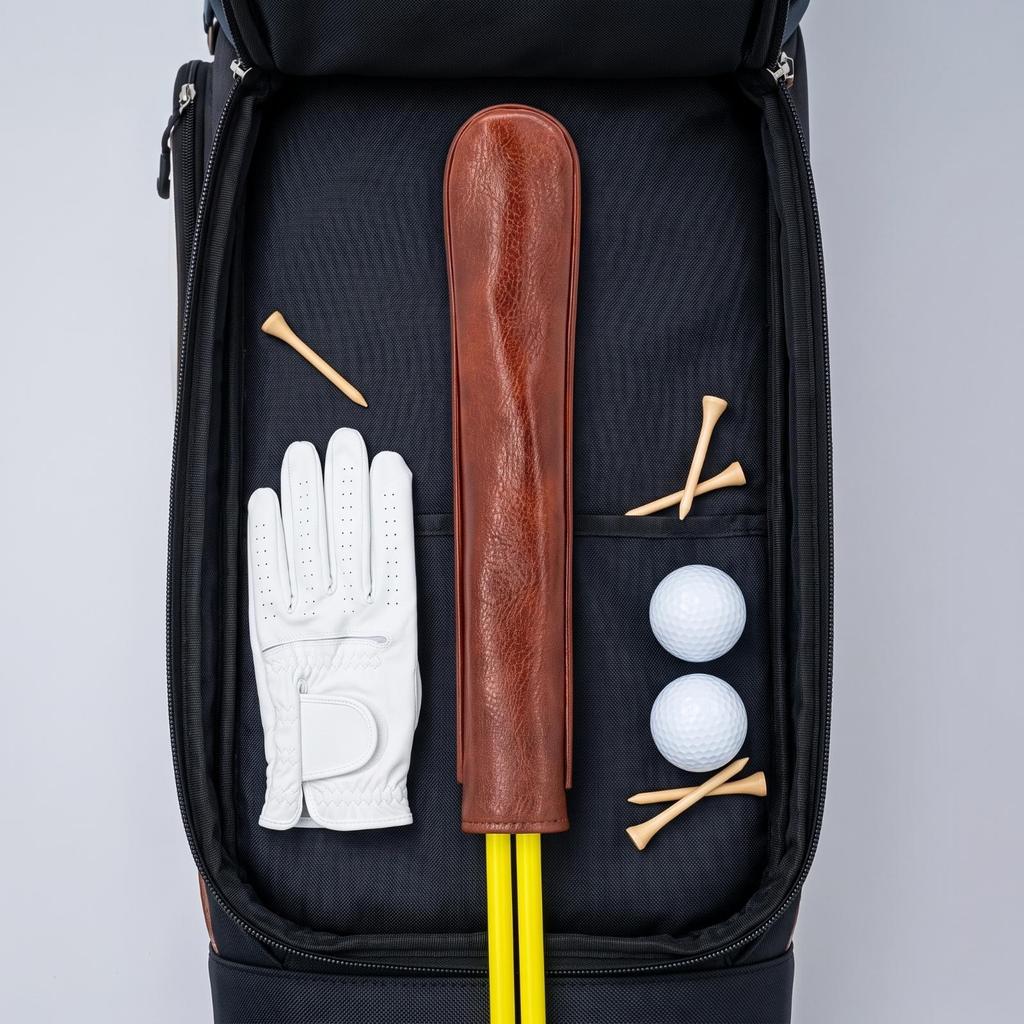 Alignment Stick Protector Wipe-Clean Direction Rod Cover Slim for Golfers