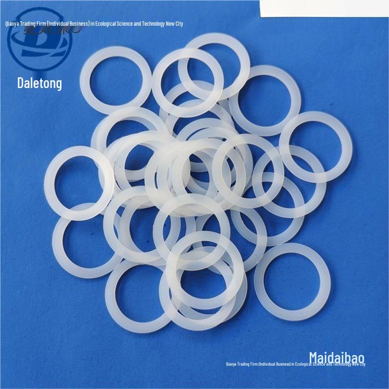 PA66 Nylon Wear-Resistant Round Insulating Washer - White
