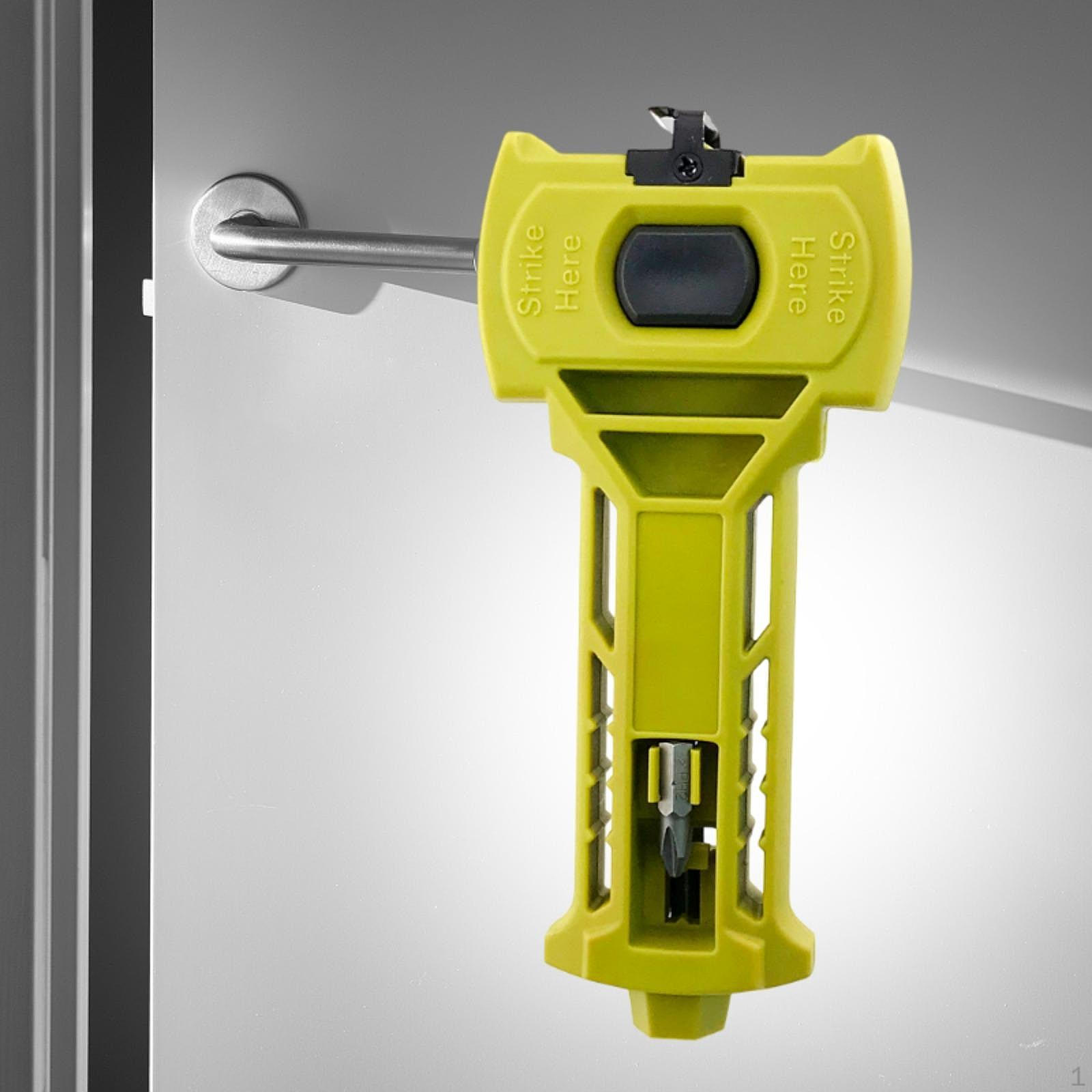 

Комплект для установки дверной защелки, инструмент-долото для дверей толщиной 1-3/8 или 1-3/4 , многоцелевой врезной инструмент зелёный