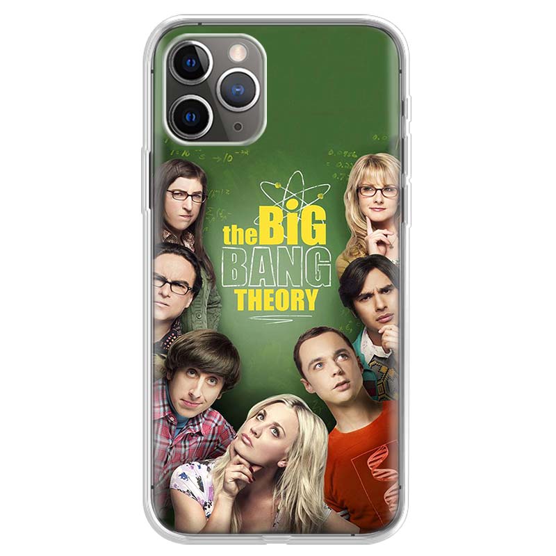 The Big Bang Theory Pattern Phone Case For iPhone 17 Air 11 13 Mini 14 15 Plus 16 12 Pro Max 16E SE 7 8 Pattern Soft TPU Back Co