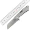 D2 High Quality All Steel Bearing Folding Knives  Drop Point Blade Outdoor Camping Hunting Utility EDC Knife Multi-Tool Gift Box