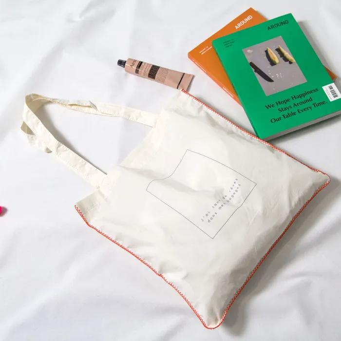 White Stitch Bag