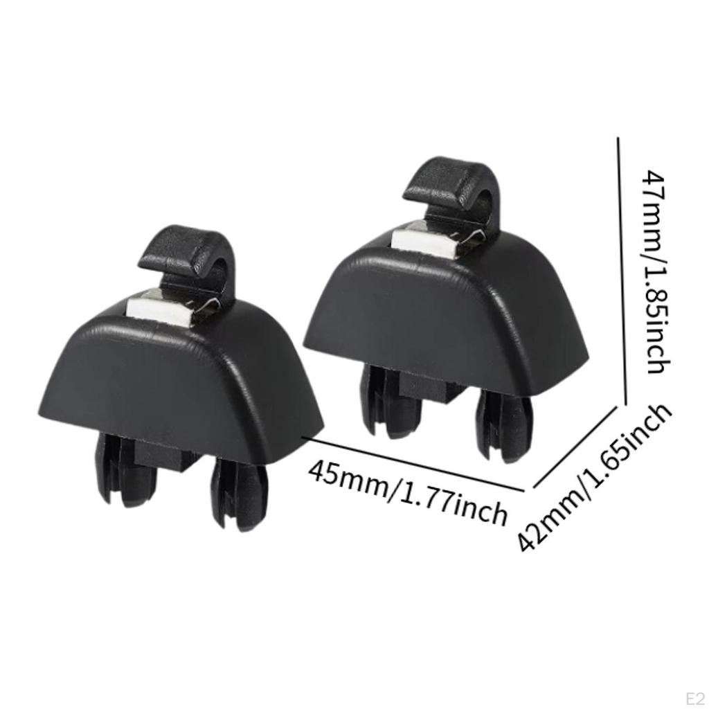 2 Stück Sonnenblendenclips Aufhänger Haken 6RD 857 561 Halter Halteklammer Innenclip