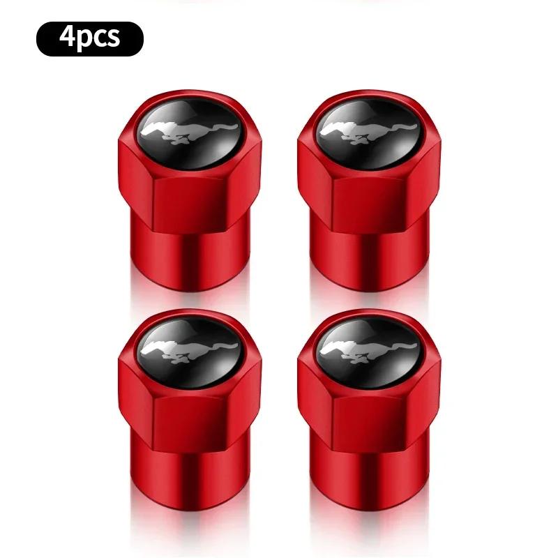 Car Sticker Ford 4pcs Car Wheel Air Valve Stem Cover Caps For Ford Mustang Shelby GT Fender Zapatillas Miniatura Gt 2015 2012 Ca