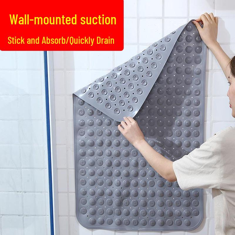 Non-Slip Bathroom Massage Mat with Suction Cup for Shower and Bath