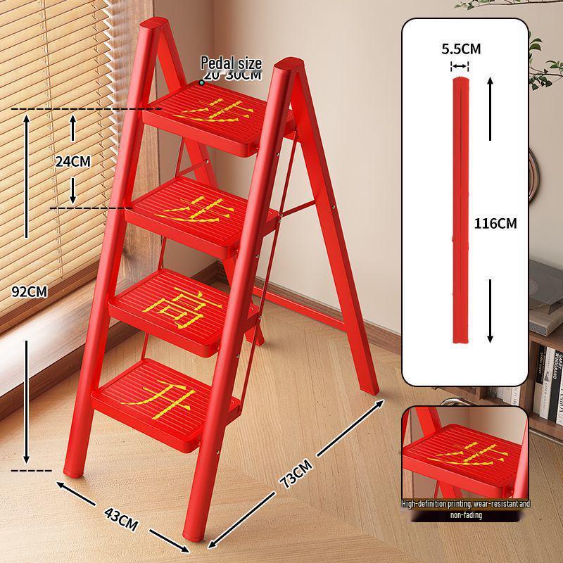 Meishida Chinesischer Stil Tragbarer Teleskopischer A-Rahmen Trittschemel für Innenbereich
