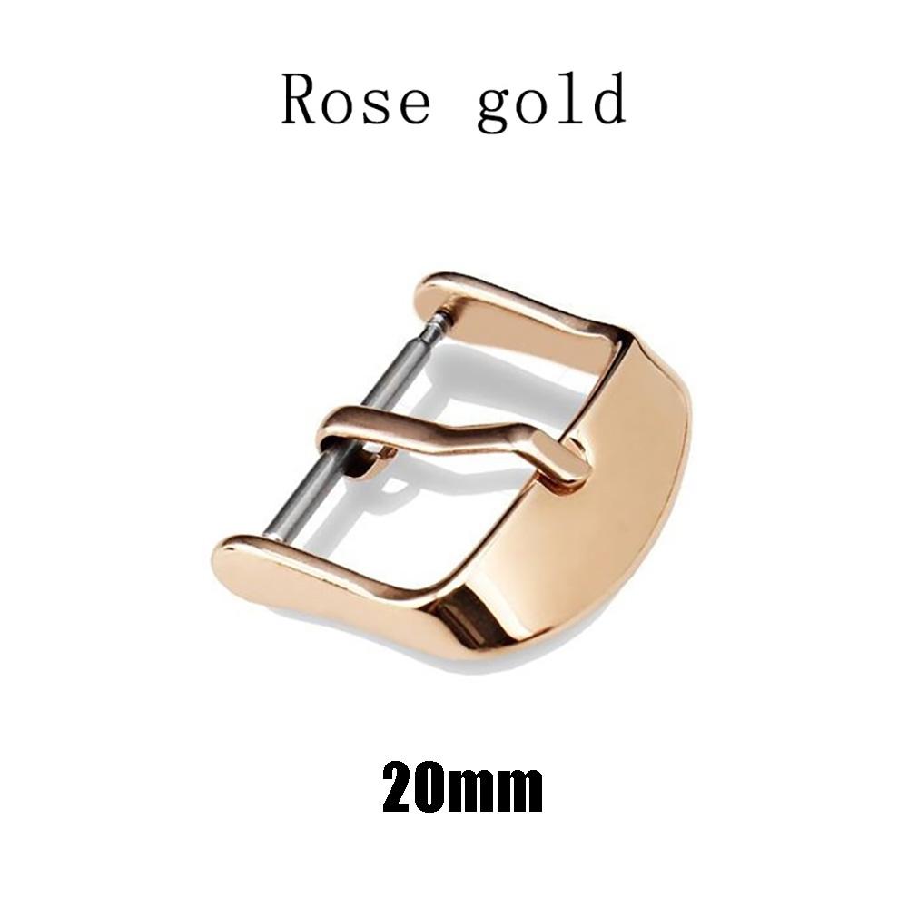 18 20 22mm Replaceable Solid Watch Strap Clasp Watchband Buckle Stainless Steel Watch Accessories