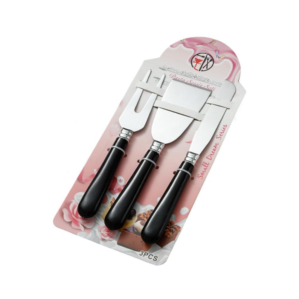 Stainless Steel Cheese Shovel Fork Set Reusable Cake Shovel Cheese Tools Dessert Knife  Kitchen