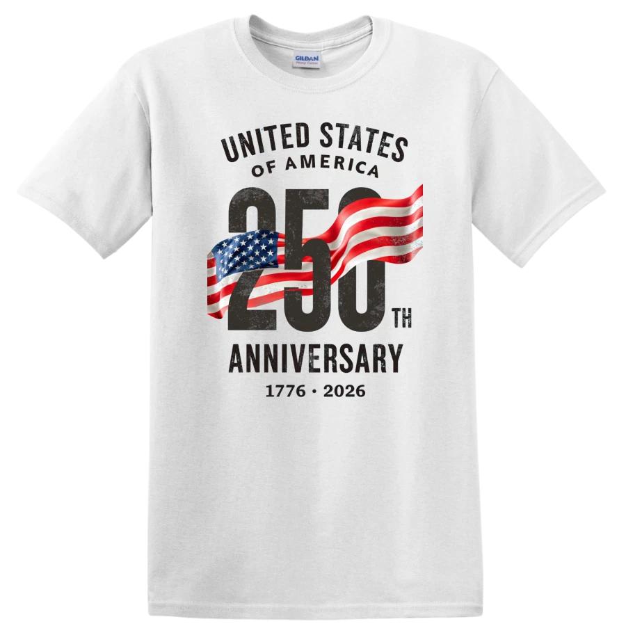 United States 250th Anniversary T Shirt USA Flag 1776 2026 Patriotic Gift US XXXL