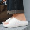Fashion Summer Trend Mens Slippers Non-Slip Sandals Thick Soft Platform House Shoes Indoor Outdoor Shower Bathroom Slippers Casual Shoes