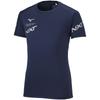 Volleyball Practice Short Easy To Move Dress Navy X Size L N-XT Shirt, Sleeve, Moisture-Wicking, Quick-Drying, In, V2MA2007, Silver,