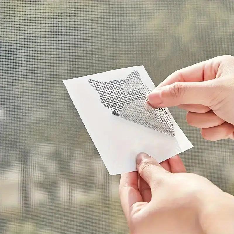 1PCS Cartoon Screen Window Repair Subsidy Household Self-adhesive Velcro Gauze Hole Patch Cute Shape Curtain Anti-mosquito