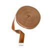 For Crafting Projects Craft Ribbon Christmas Ribbon For Decorating Trees Brown Flexible Cloth Ribbon For Gifts