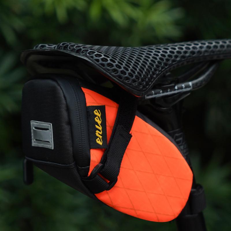 ENLEE Bicycle Saddle Rear Tail Bag, Mountain Road Bike Waterproof Trailer Seat Cushion Bag Quick Release Tool Riding Bag