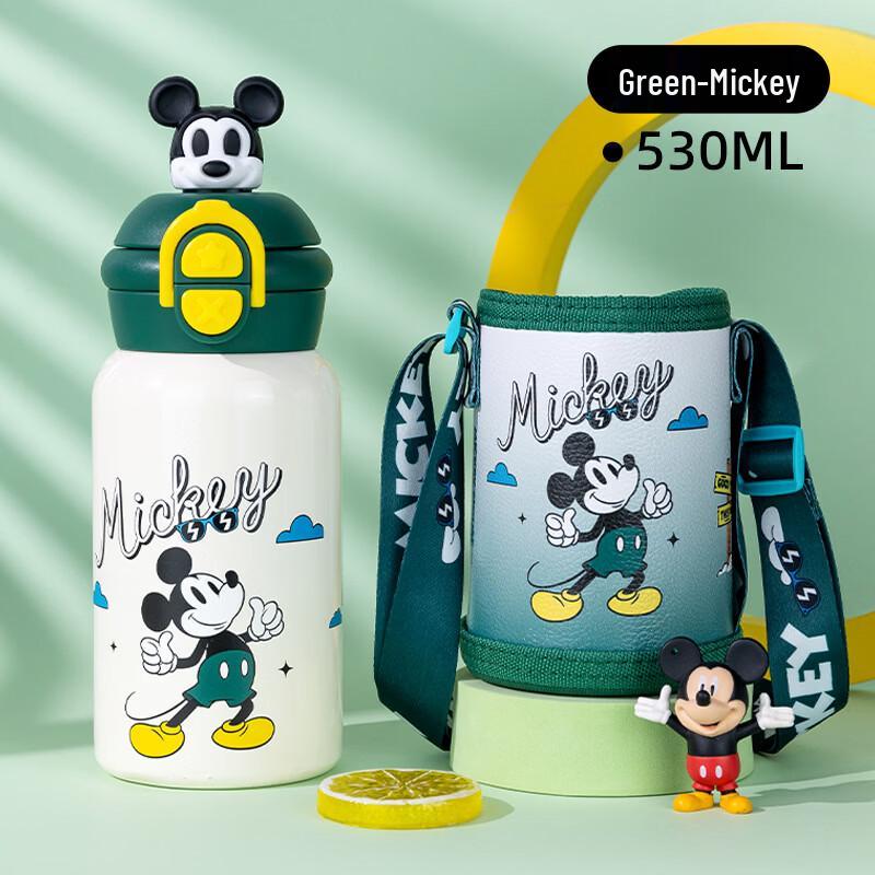 Disney Mickey Mouse 316 Stainless Steel Insulated Water Bottle, 530ml