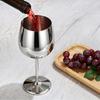 2pcs 350ml Metal Wine Goblets Stainless Steel 304 Wine Glass Stainless Steel Stem Wine Glasses  Home