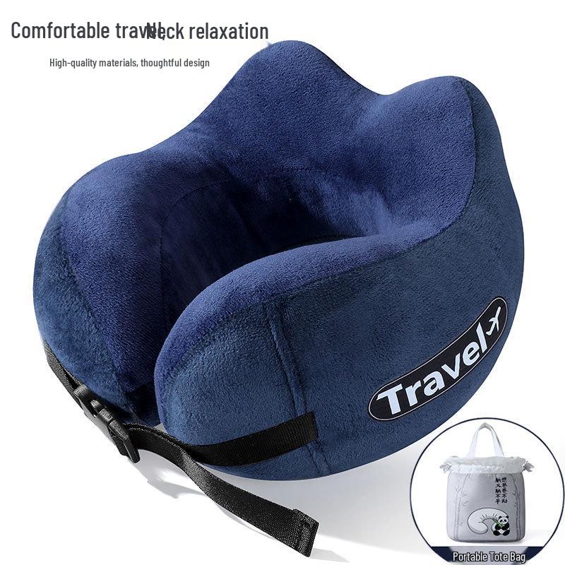 Custom Logo U-Shaped Neck Support Pillow for Airplane Travel