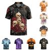 Men's Halloween Printed Trendy Short Sleeve T-Shirt Casual Top