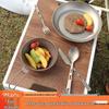 Pure Titanium Camping Cutlery Set: Fork, Spoon & Knife - Ideal for Outdoor Picnic & Travel