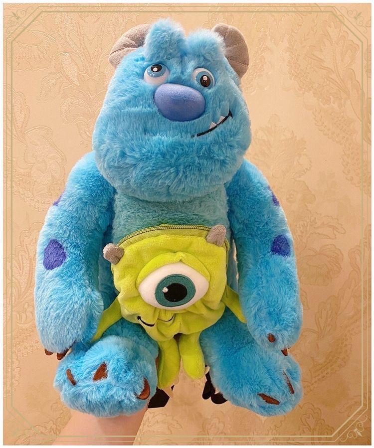Inc James Monsters P Sulley Sullivan Plush Backpack Unisex School Bag Gift Kids