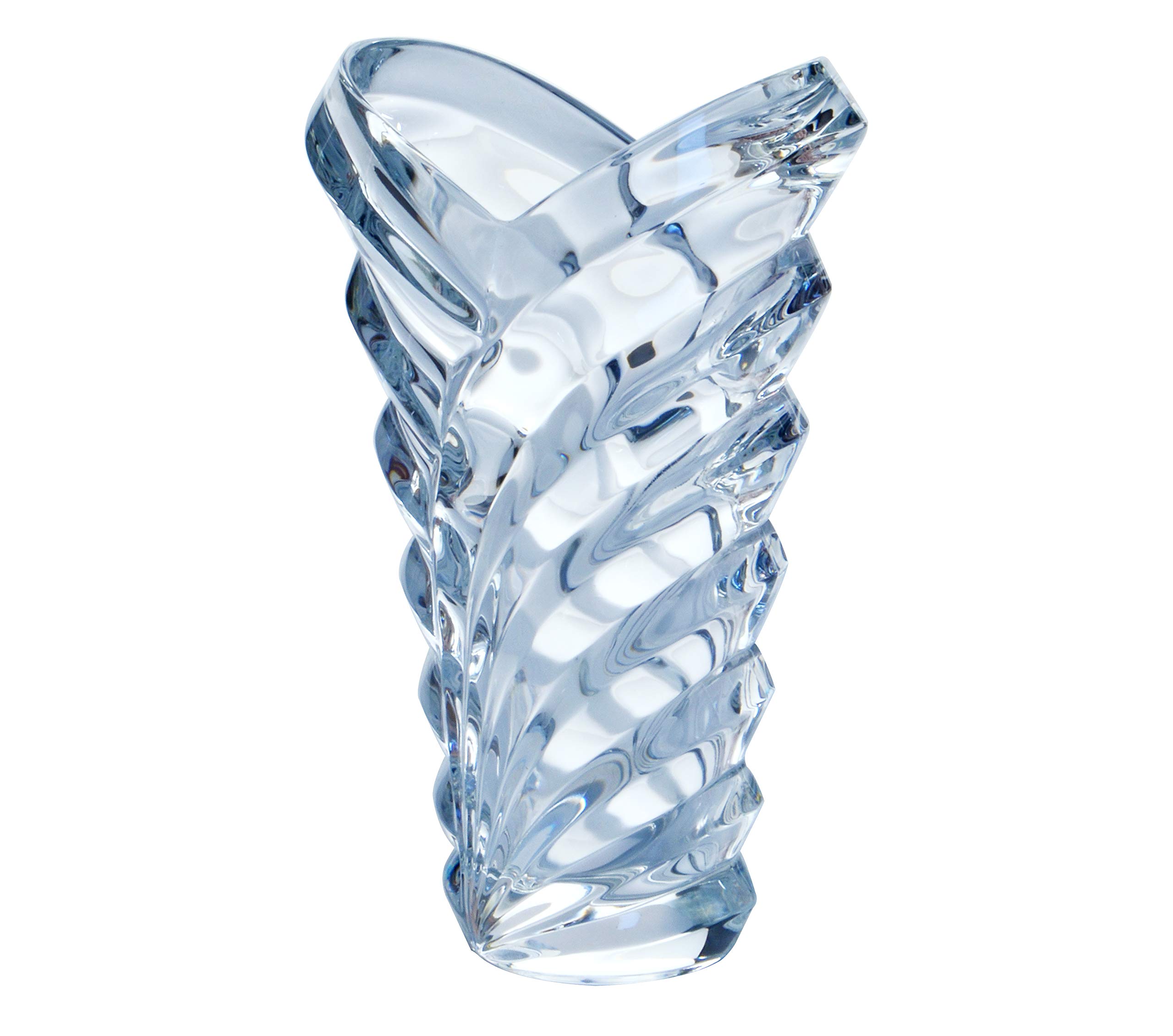 

Toyo Sasaki Glass Flower Vase, Luce, Approx. 13.7 x 22.4 x 13.7 cm, Made in Japan, P-26348-JAN, Clear