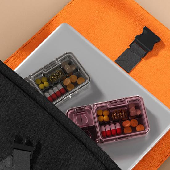 Pouzdro na pilulky s více přihrádkami Venkovní napájení Kompaktní dělicí dělič na řezání tablet Dobré řezání Ekologické
