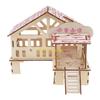 Activities Exercise Small Animals House Pet Gerbil Double Layer Villa D57B