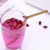 Colorful Stainless Steel Drinking Straws Straight and Bent Reusable Filter With Brush DIY Tea Coffee Tools Party Bar Accessories