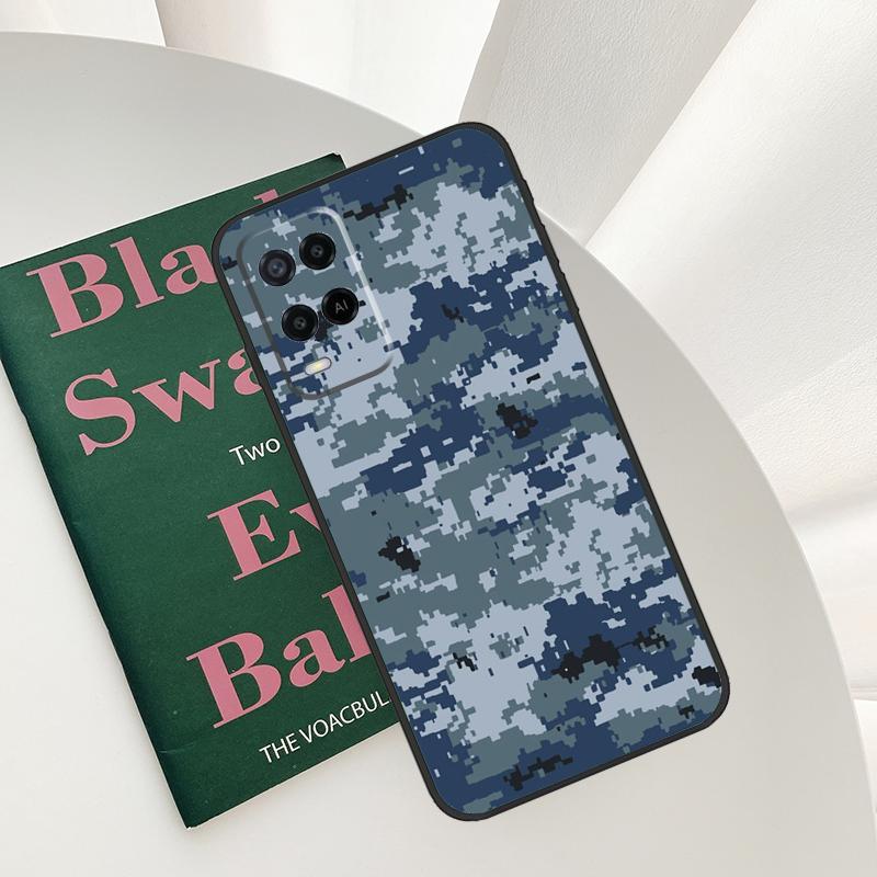 Camo Camouflage Combat Multicolor For OPPO A16 A76 A96 A5 A6 Pro A15 A17 A57 A18 A38 A58 A78 A98 A54 A74 A94 A40 A60 A80 Case