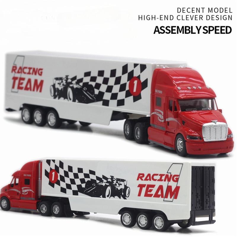 1/48 Big Size Container Truck Removable Windup Toy Children Gift