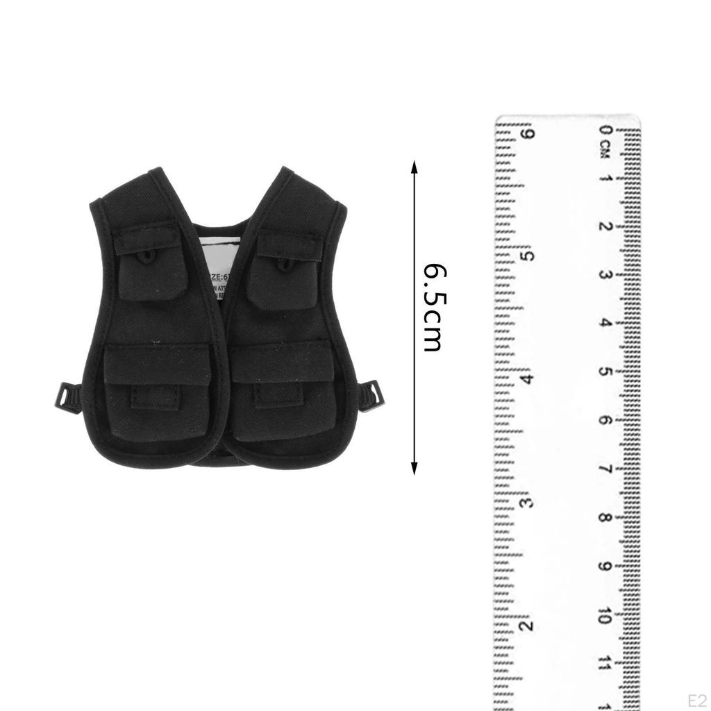 Casual Costume Vest for 6 Inch Action Figures Addition to Your Collection