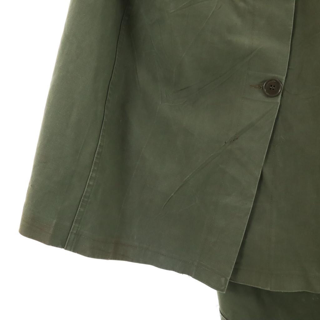 DUTCH ARMY 70s Vintage Sniper military poncho khaki Men's Used